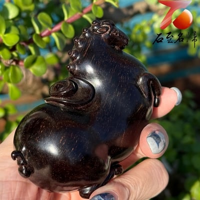 天然 印度小葉紫檀高油密二膘料滿金星 湘工手作【馬上有錢】4