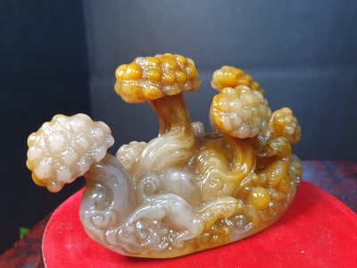 壽山石擺件【心有靈犀】3