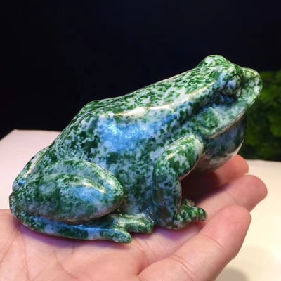 完美奇石 擺件／茶寵【呱呱來財】8