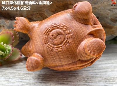 城口陳化崖柏高油料【金錢龜】3