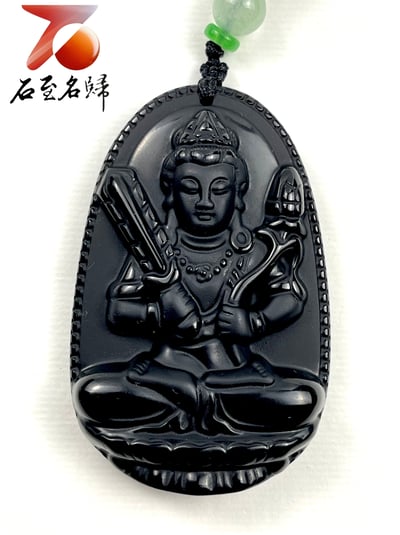 12生肖守護神 天然黑曜石項鍊 八大守護神2