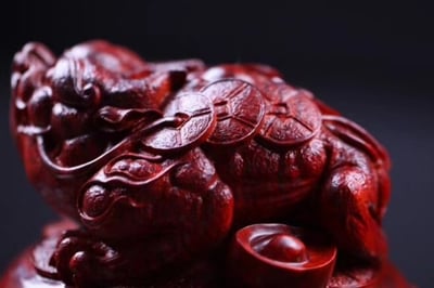 印度小葉紫檀老料製【金蟾大茶葉罐/儲物罐】7