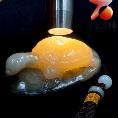 壽山石純手工精雕【金甲凝瑞・富甲天下】3
