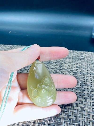 新疆和田玉且末料【如意彌勒】2