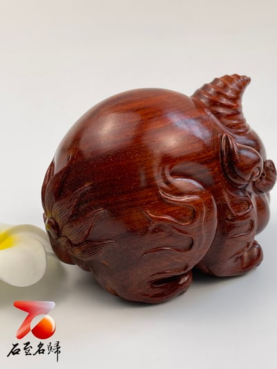 印度小葉紫檀高油密二膘料. 湘工精製【獨角獸】5