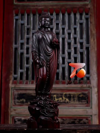 印度小葉紫檀零瑕疵精品 清刀款【如來佛祖】4