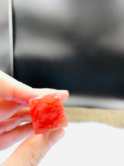 巴林大紅袍雞血印章6