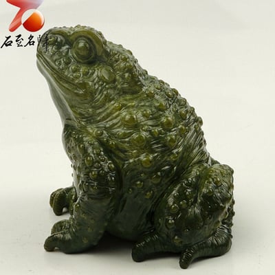 壽山稀有石種【呱呱來財】王逸文老師純手工雕刻4