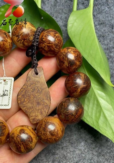 極品收藏 太行崖柏雪花瘤20mm手珠 5號2