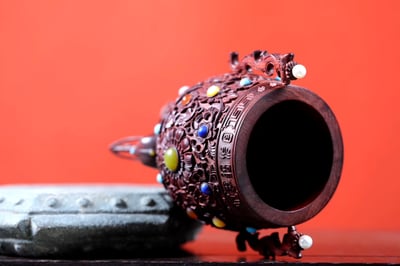 印度小葉紫檀名家復刻【金甌永固杯】5