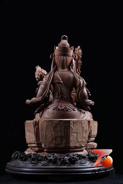 印度老山檀香大師巨作【虛空藏菩薩】2