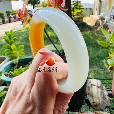 和田玉糖白極品玉鐲｜白度羊脂 油潤天成 附【亞瑟寶石鑑定所】正式鑑定證書8