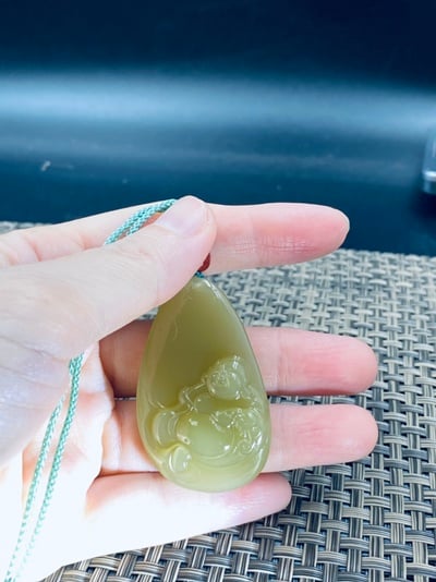 新疆和田玉且末料【如意彌勒】3