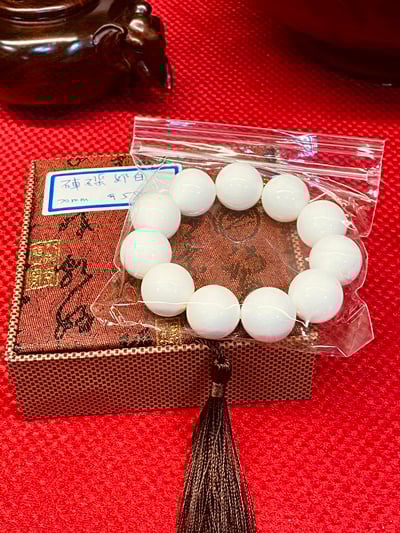 純天然 【硨磲圓珠手珠20mm】7