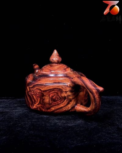 海南黃花梨野生料【把把壺（福）】重量339公克3