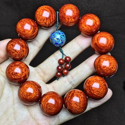 印度小葉紫檀20mm手珠【龍鱗精品】4