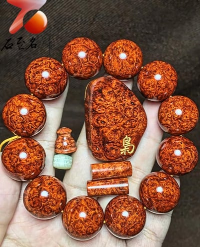 印度小葉紫檀20mm×12顆【梟】1