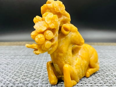 壽山石【陸路發-梅花鹿雕件】2