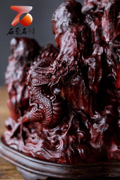 印度小葉紫檀【龍行天下-擺件】6