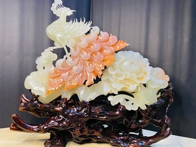 阿富汗紅花冰玉【富貴吉祥】2