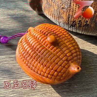 城口古崖柏 重油焦糖香｜立體納財雕件【招財進寶，四方歸財】1