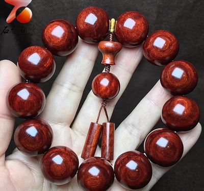 正宗印度小葉紫檀老料 泥料+龍鱗紋+金星7