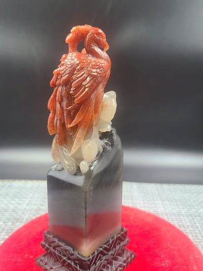 許志新老師作品【百鳥之王-極品印章】2