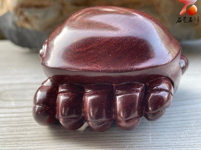 印度小葉紫檀高油密二膘料 湘工手作【八方來財】5