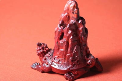 印度小葉紫檀名家手作【神獸-霸下】2