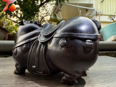 傳世之姿｜奔騰千年 印度小葉紫檀金星老料純手工雕刻【唐馬】3