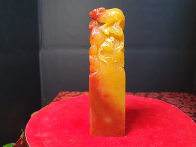 【名稱】極品芙蓉石【碩果累累印章】5