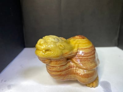 壽山老岭石【龍龜】4