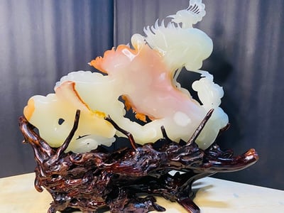 阿富汗紅花冰玉【富貴吉祥】10