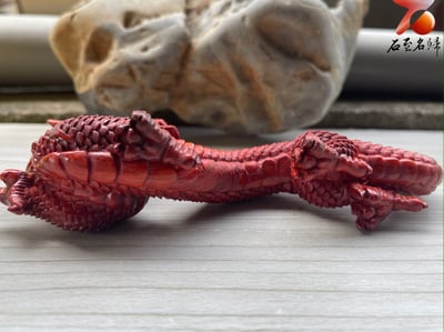 非洲紅木龍擺件【龍行天下】7