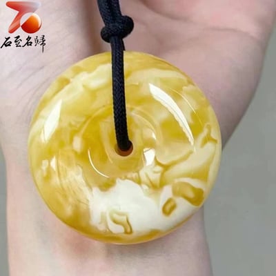 精品花蠟 【平安扣】2