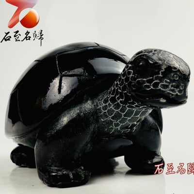 丹東石純手工雕烏龜 張國民雕刻家作品【納紋財龜】4