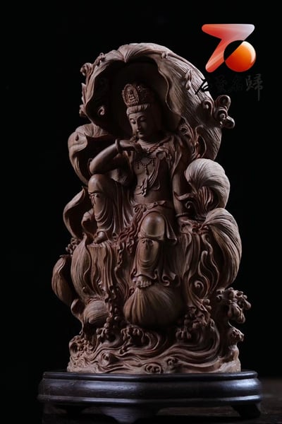 印度老山檀香黑肉沈水二標料【沉思觀音】4