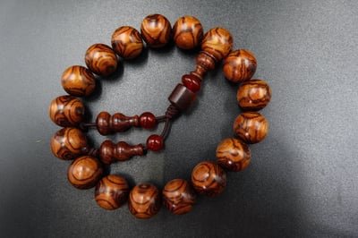 海南黃花梨 野生料虎王12mm手珠2