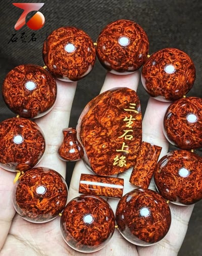 最美的紋路詮釋印度小葉紫檀纓子瘤疤【三生石上緣】2