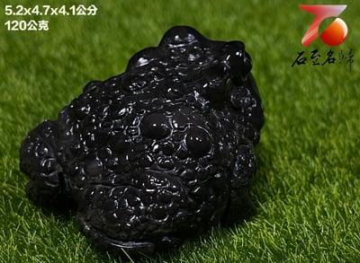 精美壽山石 老師傅手工雕刻【三腳蟾蜍】4