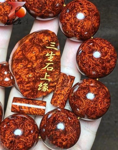 最美的紋路詮釋印度小葉紫檀纓子瘤疤【三生石上緣】4