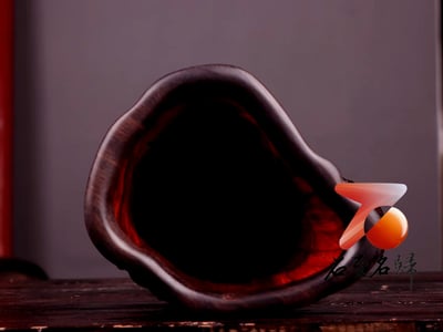 印度小葉紫檀 清刀款筆筒【反璞歸真】4