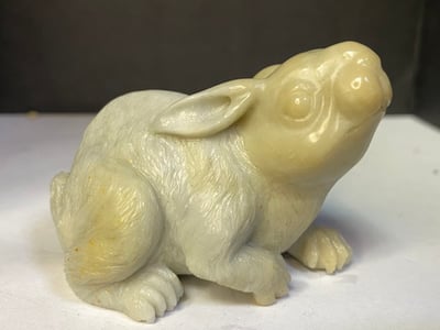 壽山峨嵋石【玉兔送福】6