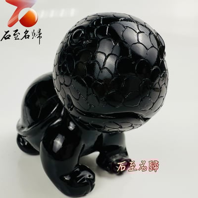 丹東石純手工雕烏龜  張國民雕刻家作品 【英雄系列-龜俠出擊】3