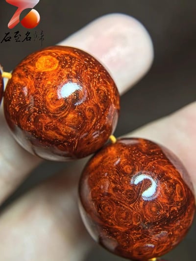 印度小葉紫檀20mm×12顆爆滿瘤疤+金星【道】9