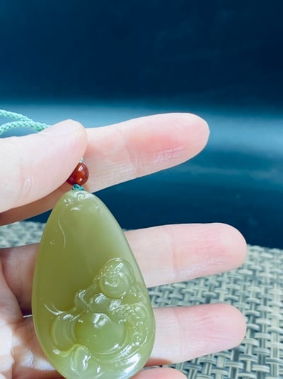 新疆和田玉且末料【如意彌勒】1