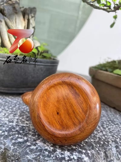 海南黃花梨老油梨 獨款雅器【提梁壺】5