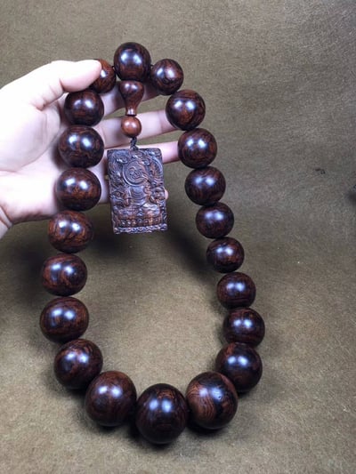 海南黃花梨-紫油梨野生老料【精品手持】一木得品3