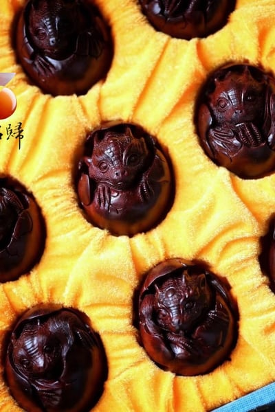 印度小葉紫檀 精選高油密老料 手工製作打磨【龍生九子】7