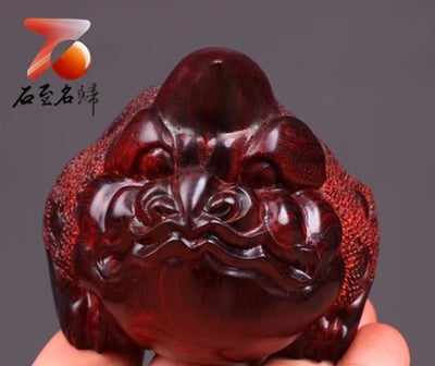 印度小葉紫檀【金蟾】3